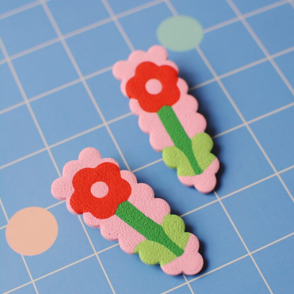 Barrette fleur