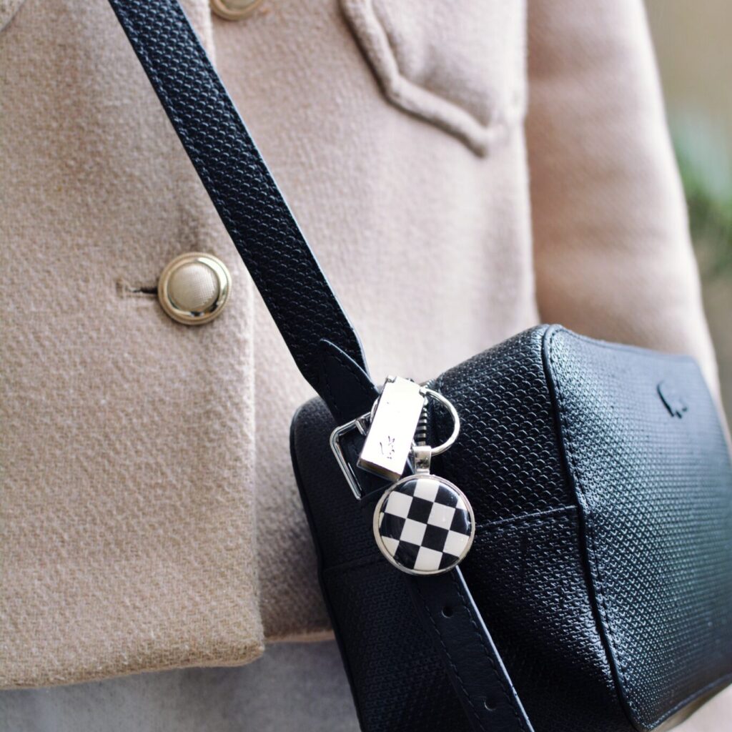 Porte-clés damier
