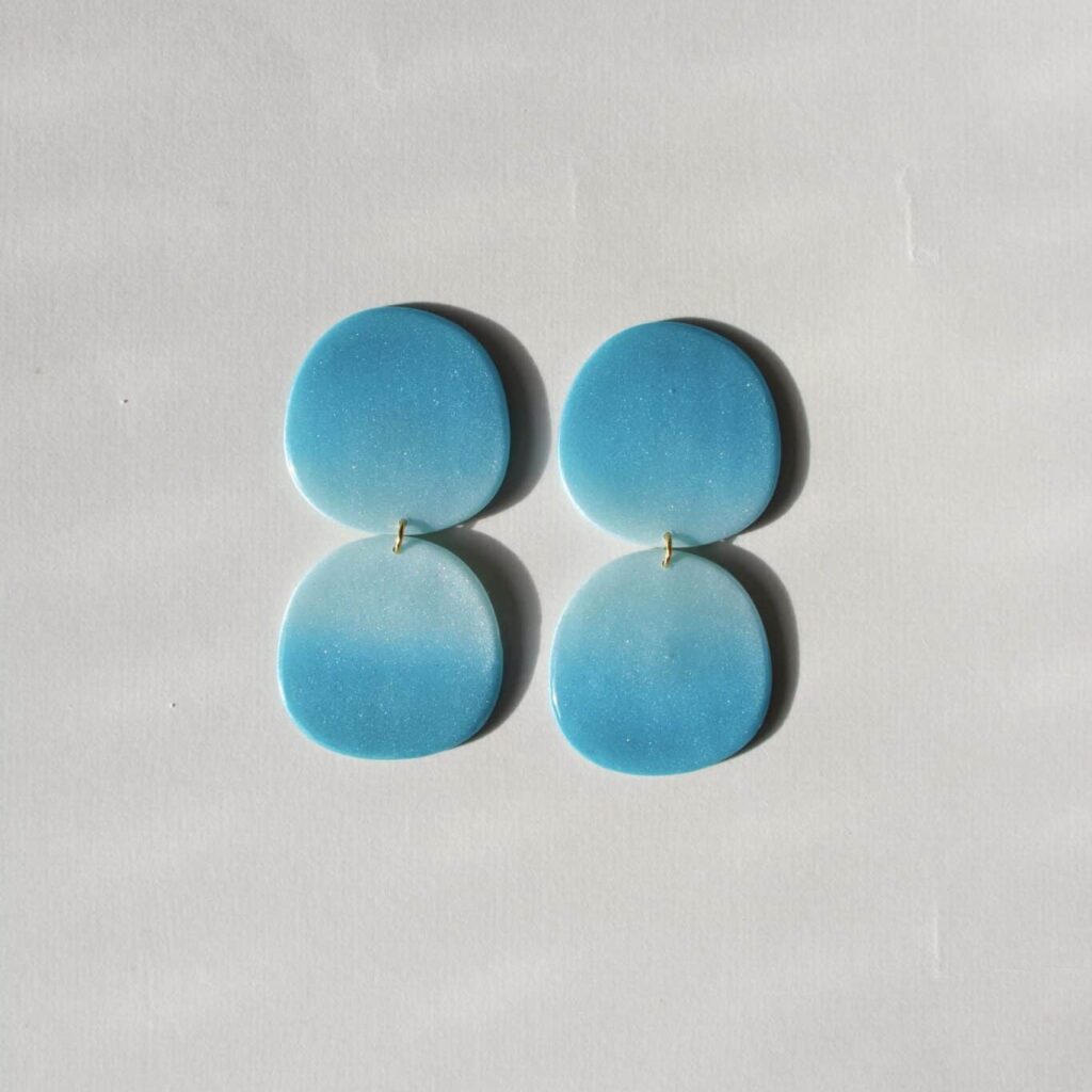 Boucles d’oreilles Julia (blue version)