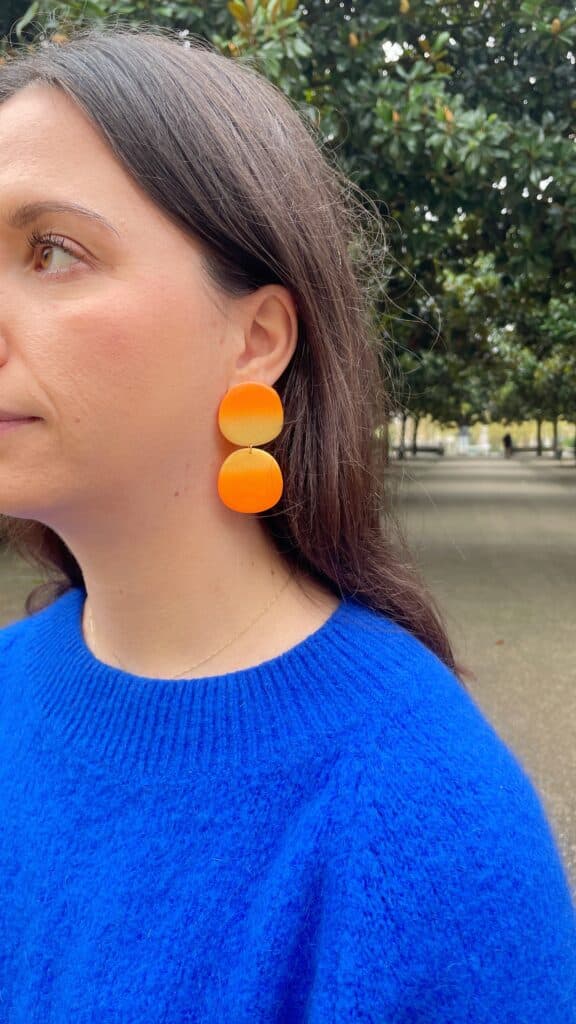 Boucles d'oreilles colorées Saboom