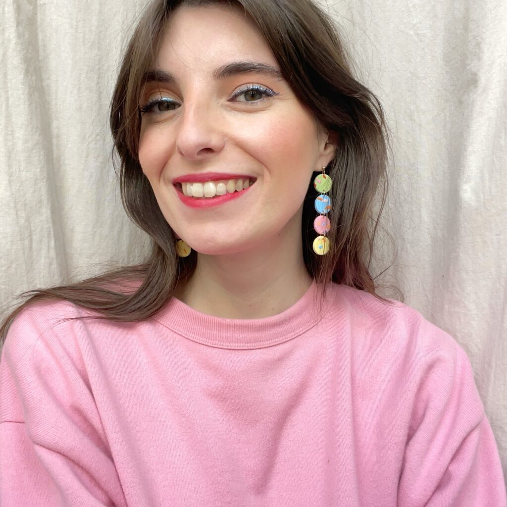 Boucles d'oreilles Nora multicolores Saboom
