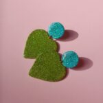 boucles d'oreilles colorées paillettes saboom