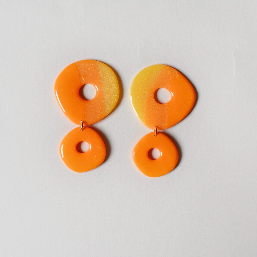 Boucles d’oreilles Rita – Orange