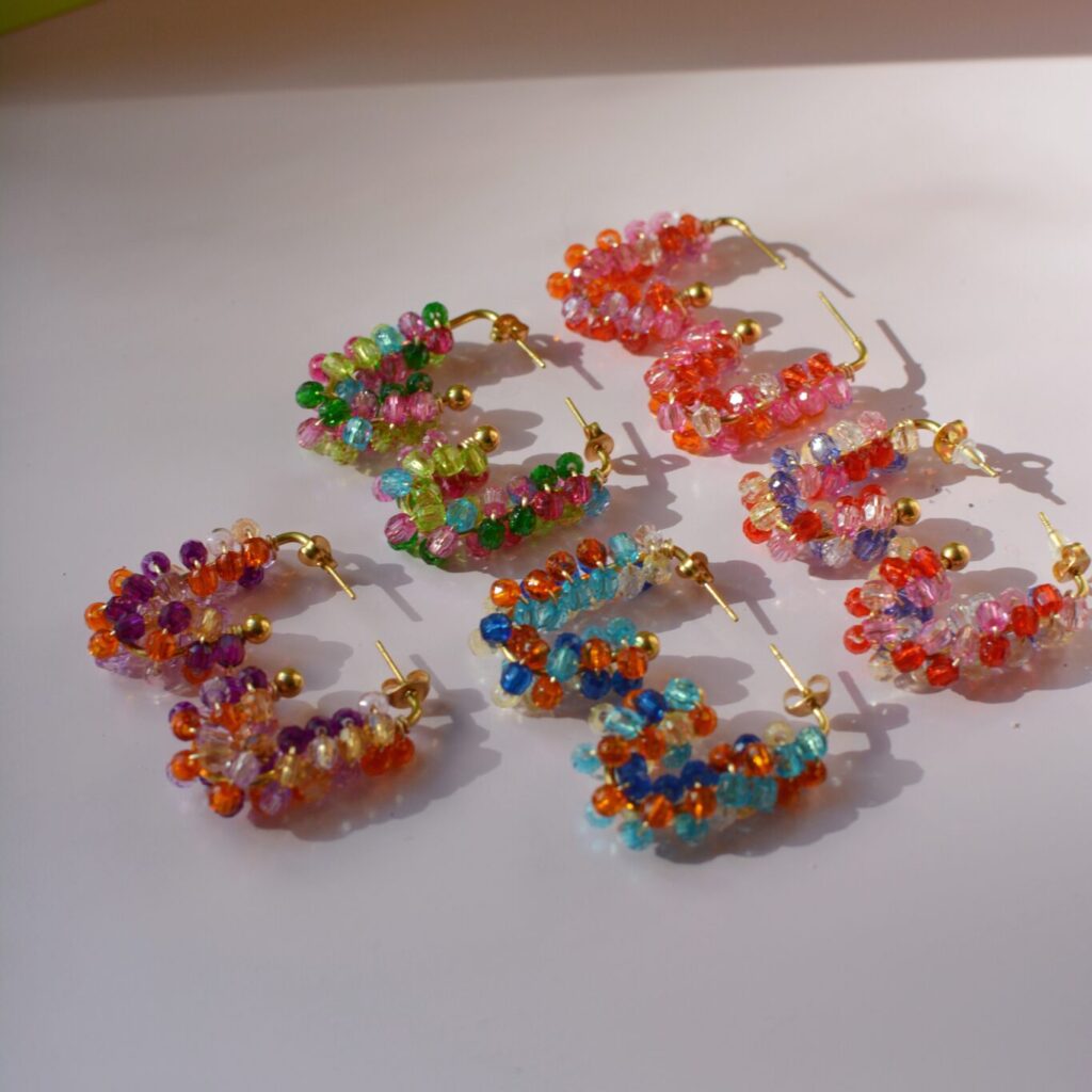 Boucles d’oreilles en perles – Lola