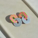 Boucles d'oreilles colorées Saboom