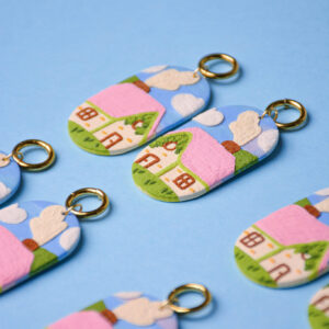 La Maison boucles d'oreilles Saboom