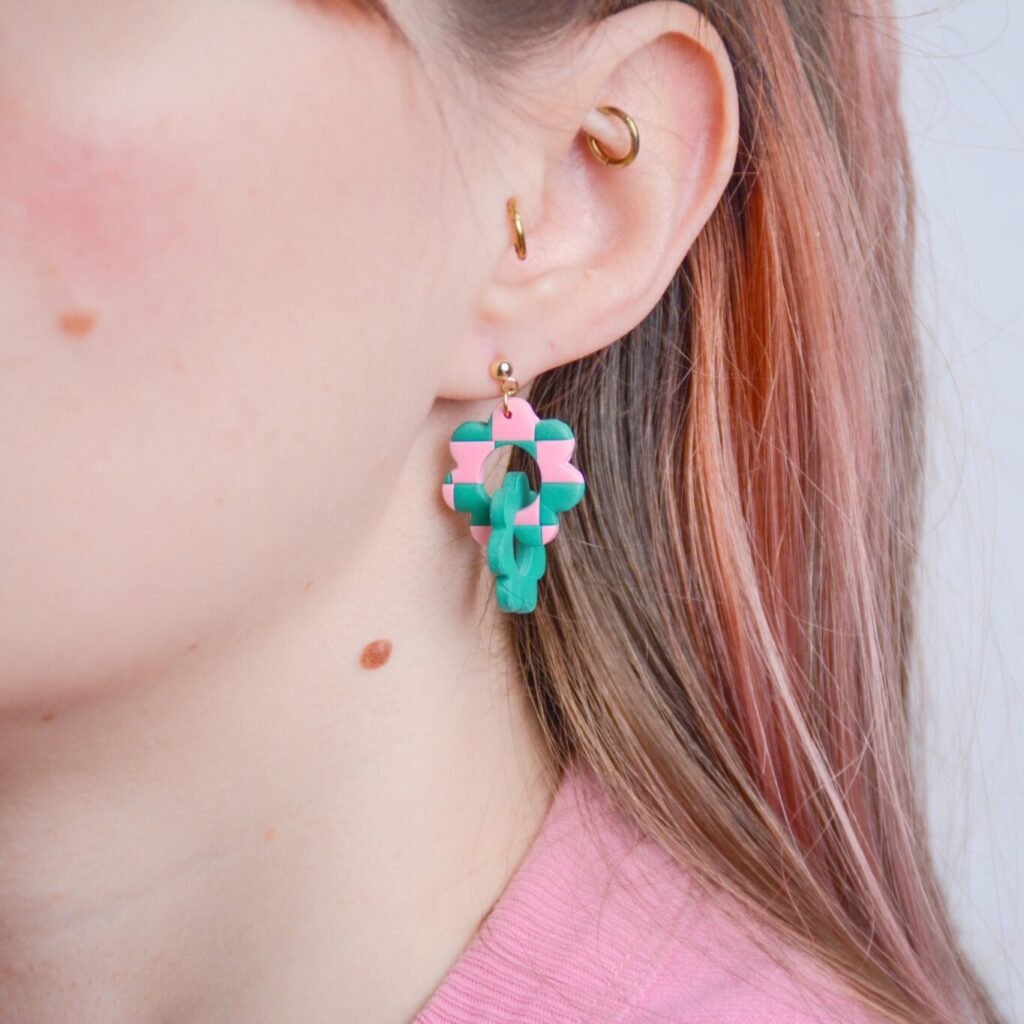Boucles d'oreilles colorées Lili Saboom