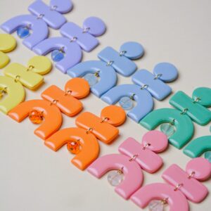 Boucles d'oreilles colorées Saboom Alice