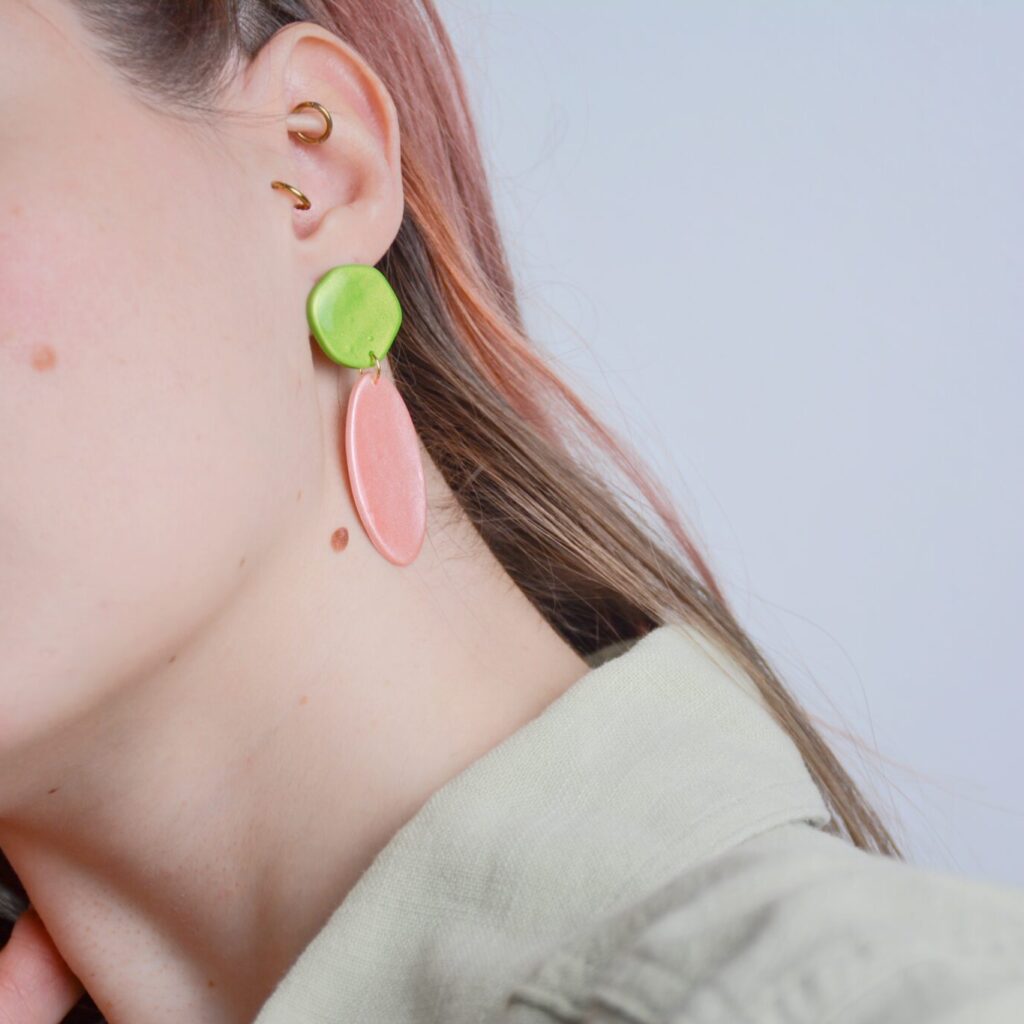 Boucles d'oreilles colorées Saboom Alix