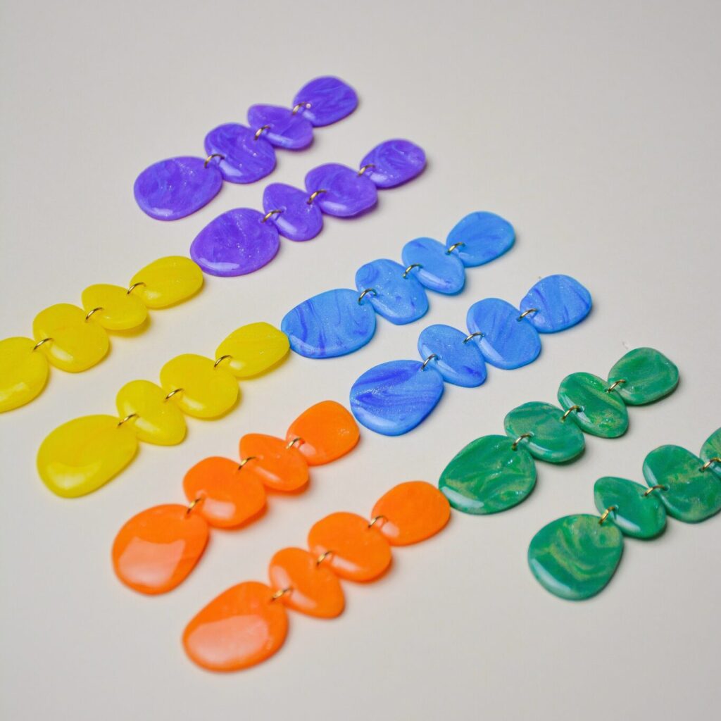 Boucles d&rsquo;oreilles – Gemma (5 couleurs)