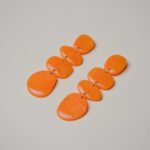 Boucles d'oreilles colorées Saboom Gemma orange