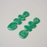 Boucles d'oreilles colorées Saboom Gemma vert