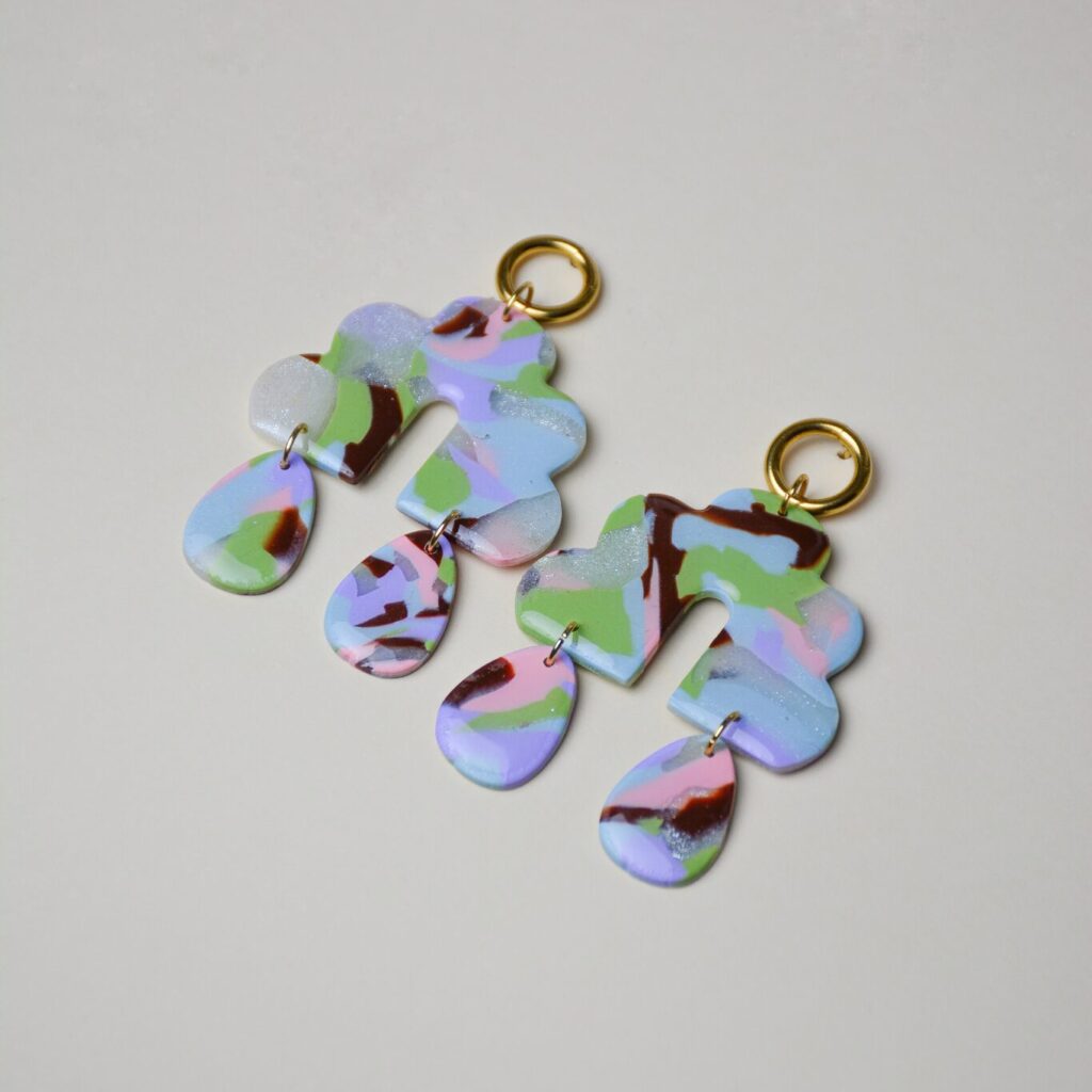 Boucles d'oreilles colorées Saboom Victoria