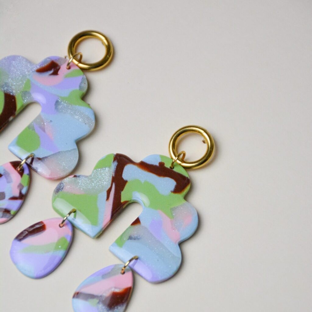 Boucles d'oreilles colorées Saboom Victoria