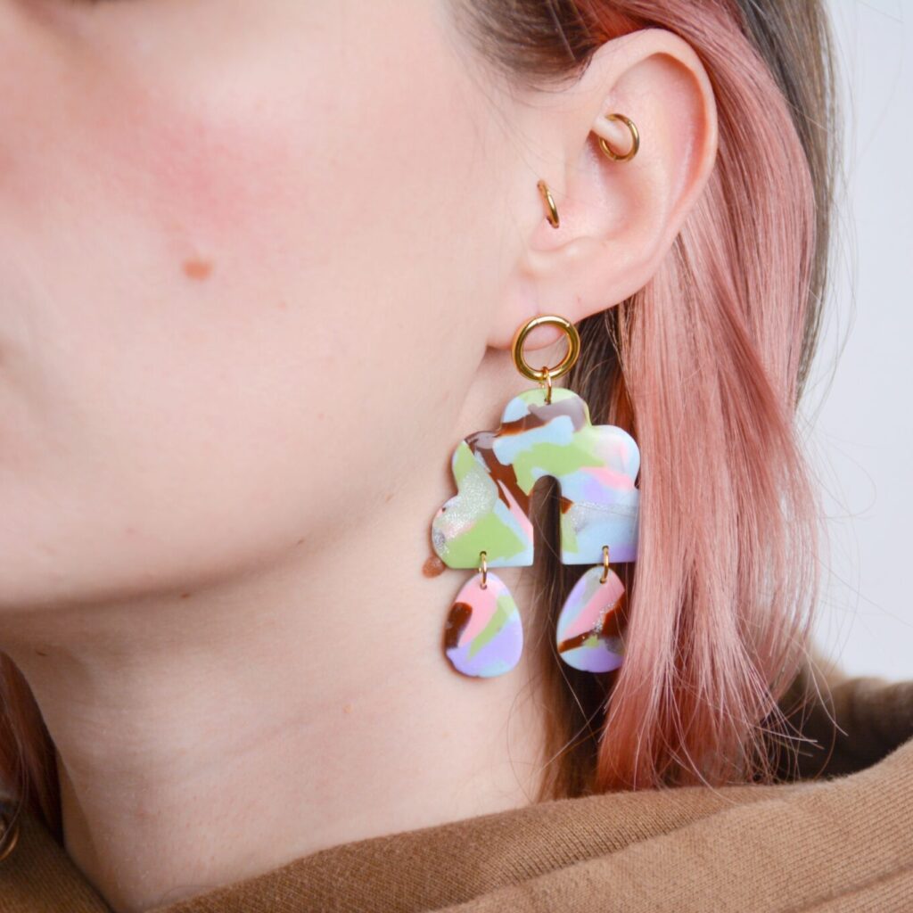 Boucles d'oreilles colorées Saboom Victoria