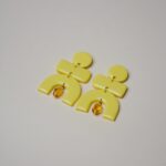 Boucles d'oreilles jaune Saboom Alice