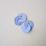 boucles d'oreilles colorées Saboom Chloé bleu