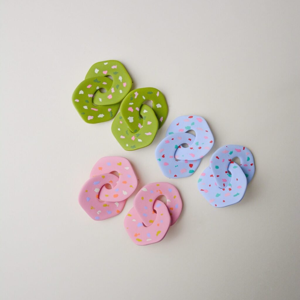 Boucles d&rsquo;oreilles – Chloé (3 couleurs)